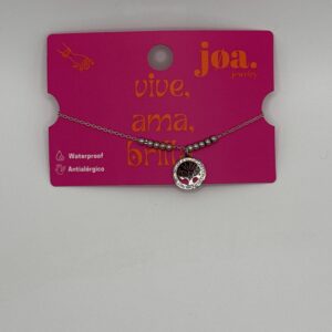 PULSERA CIRCONITA ARBOL DE LA VIDA PLATA