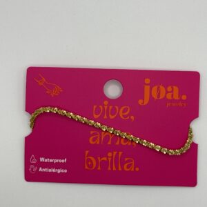 PULSERA CORDÓN SALMÓN ORO