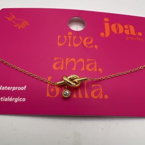 PULSERA NUDO BRILLANTE ORO 18K